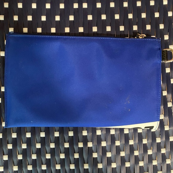 Longchamp Blue and White Cosmetic Bag - Picture 3 of 6